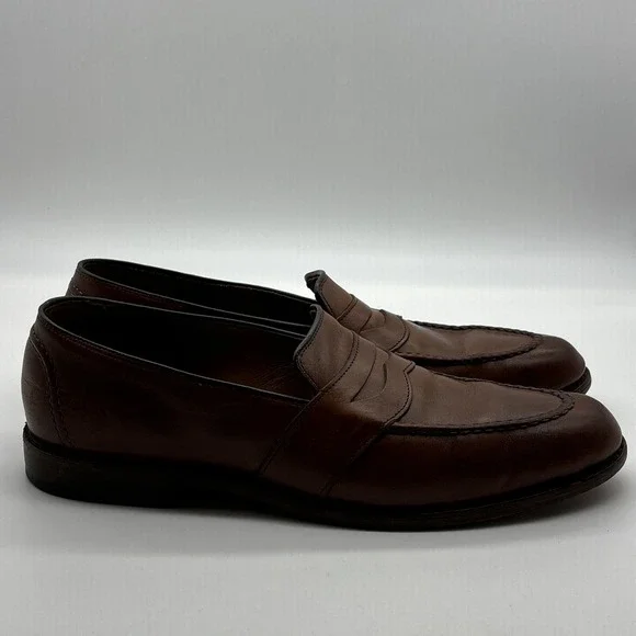 Allen Edmonds Randolph Bench Welt Penny Loafers- Size 12 2A Brown